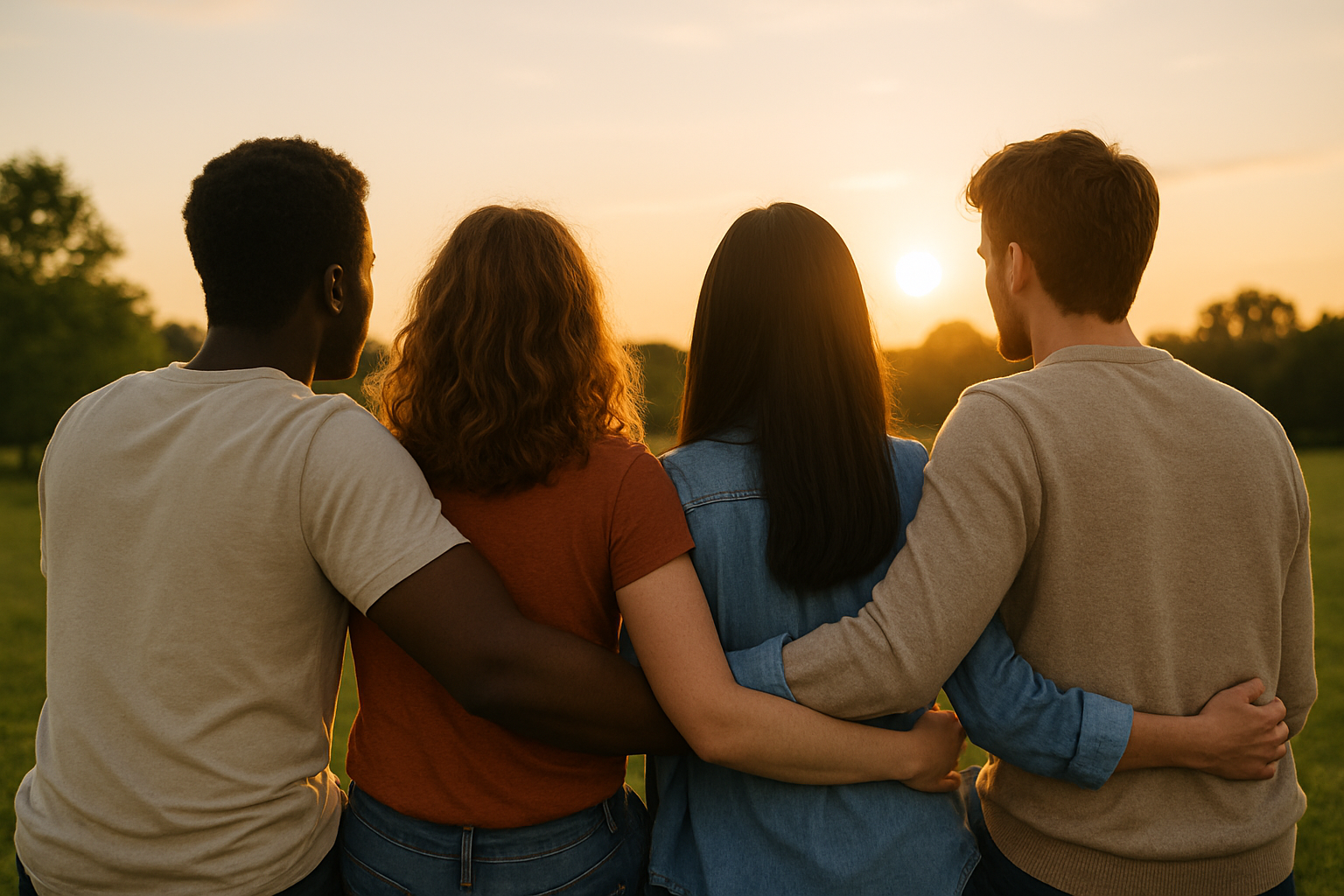 Friends laughing together on Friendship Day, celebrating love and connection