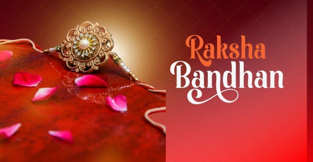 Raksha Bandhan 2025 festival Rakhi thread on plain background celebrating sibling bond